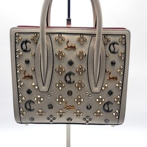 Christian Louboutin Winter White Studded Women's Bag